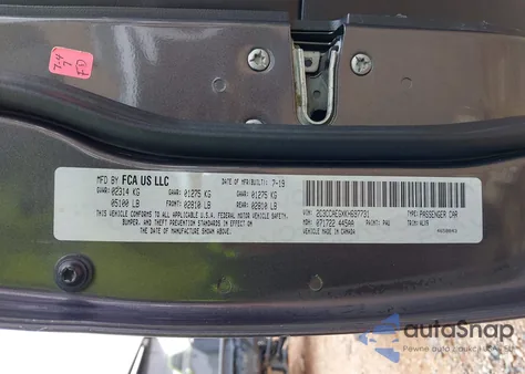 2019 Chrysler 300 Limited from USA, damaged, VIN 2C3CCAEGXKH697731